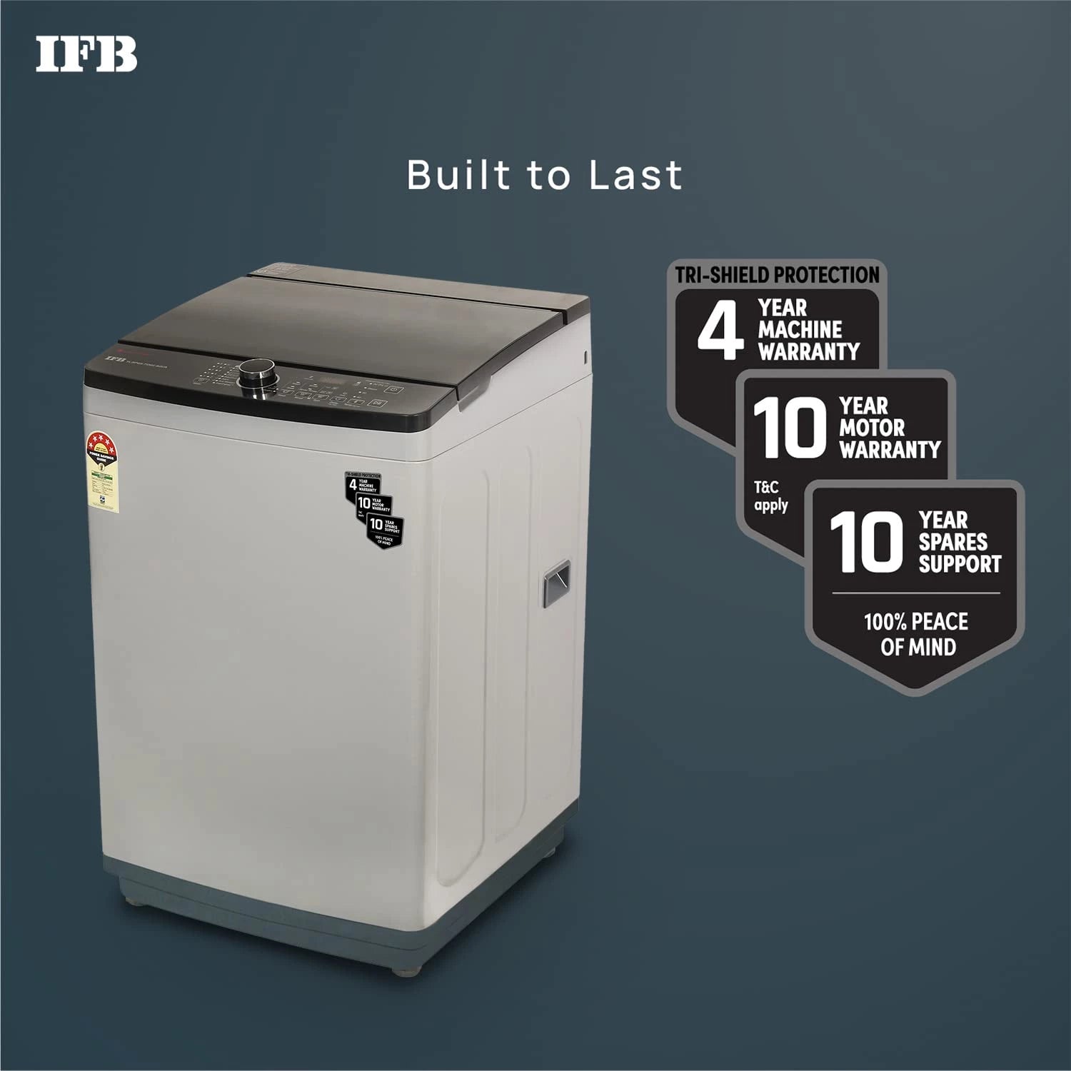 IFB 7.0 Kg Fully-Automatic Top Loading Washing Machine (TL-SPGS 7.0 KG Aqua, Medium Grey, 2X Power Steam, 4 Years Comprehensive Warranty)