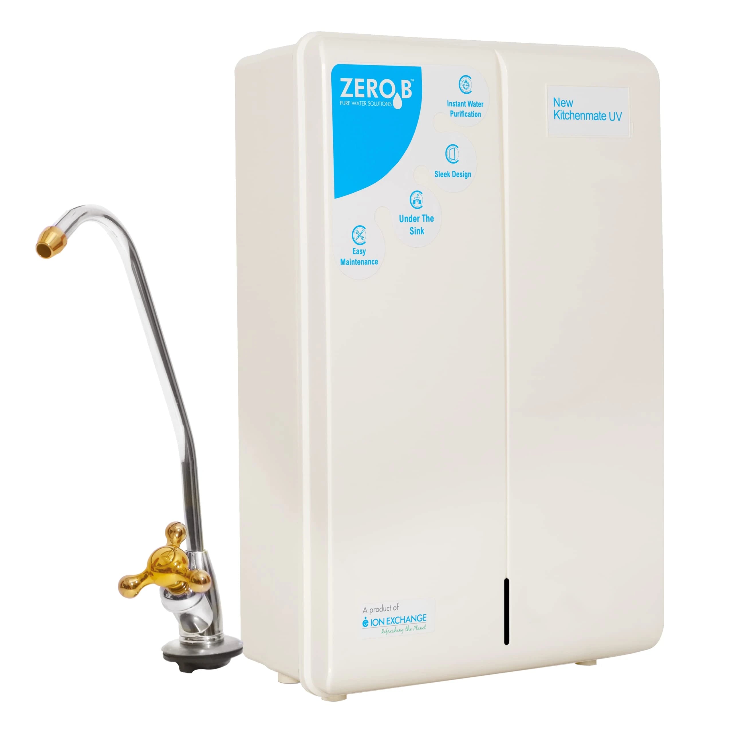 Zero B Kitchenmate UV UnderSink Water Purifier, Instant Purification