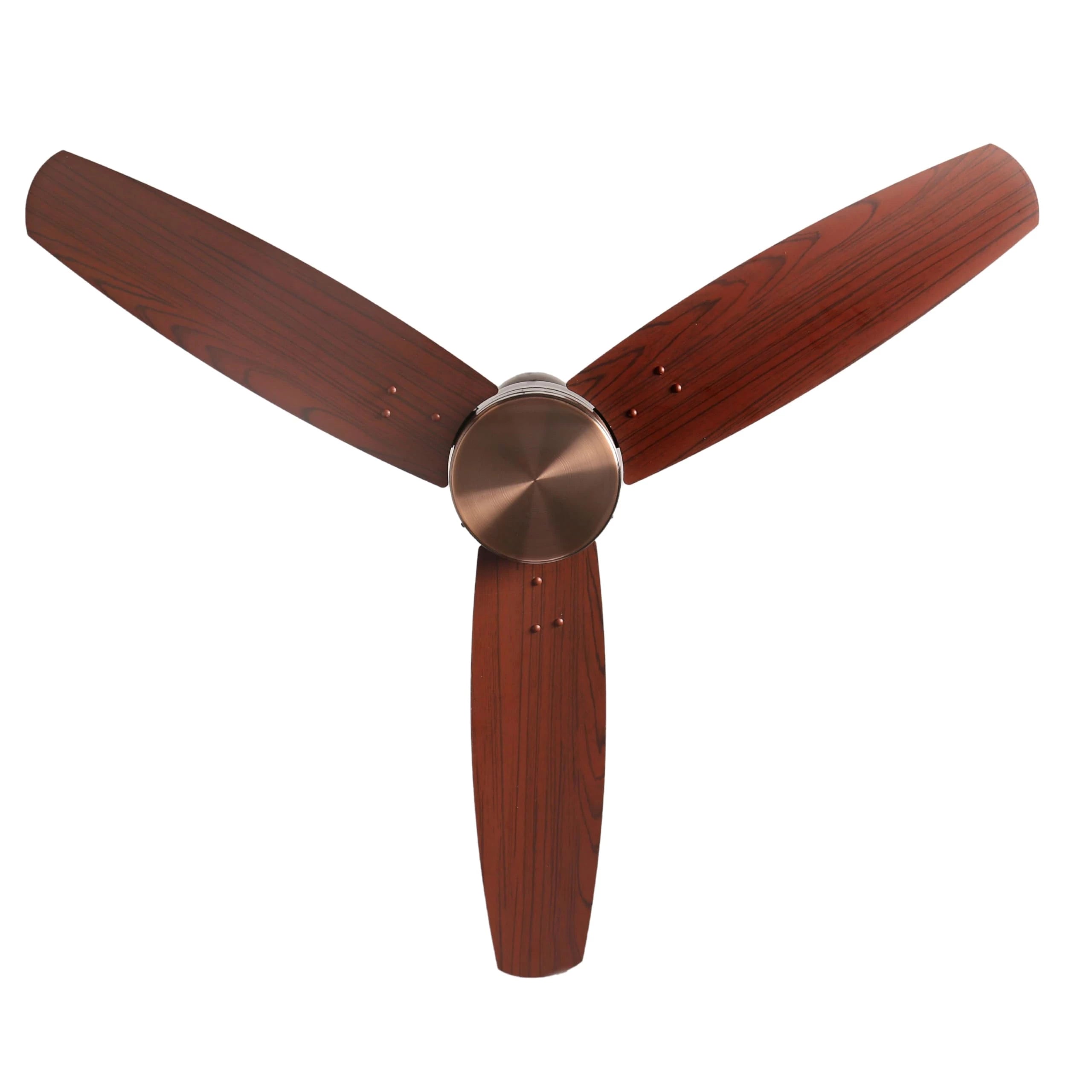 eFF4 prosper 5 Star 1200 mm 3 Blade BLDC Ceiling Fan with remote (brown, Pack of 1)