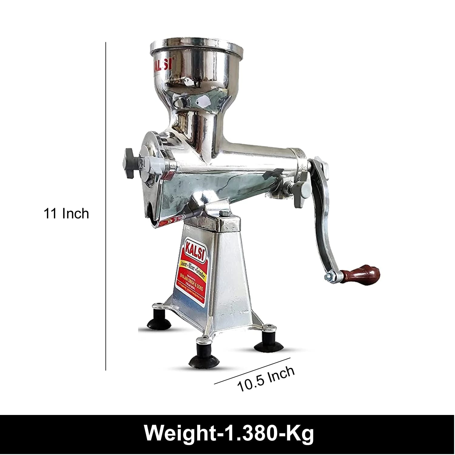 Kalsi Manual Juicer No-6 Silver/Black