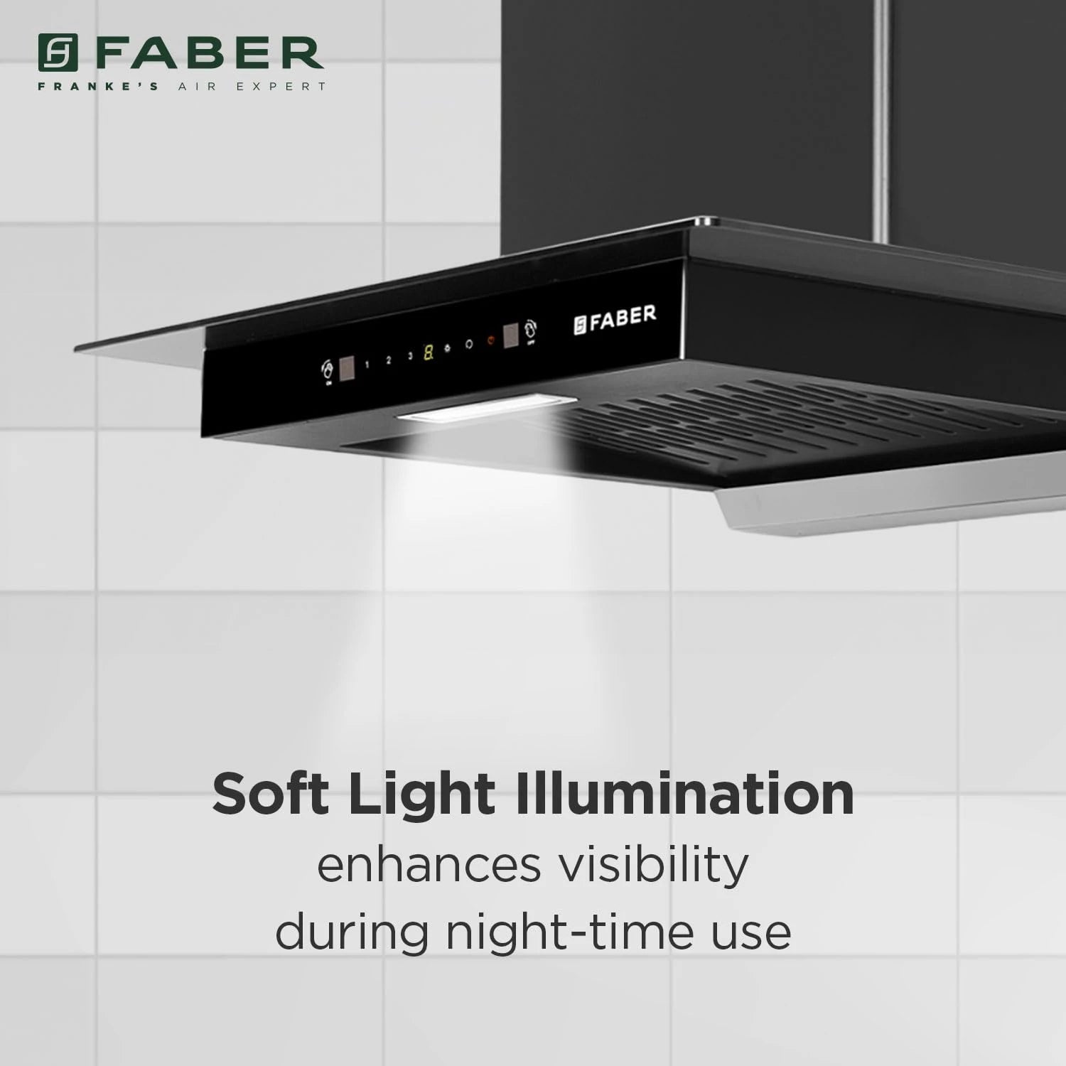 Faber Ignis 60cm 1500m³/hr Autoclean T-Shape Kitchen Chimney | Touch&Gesture Control | Filterless | BuiltIn Oil Collector | 12Yr Motor,2Yr Comprehensive Warranty by Faber|Hood IGNIS IN XL HCSC FL BK60
