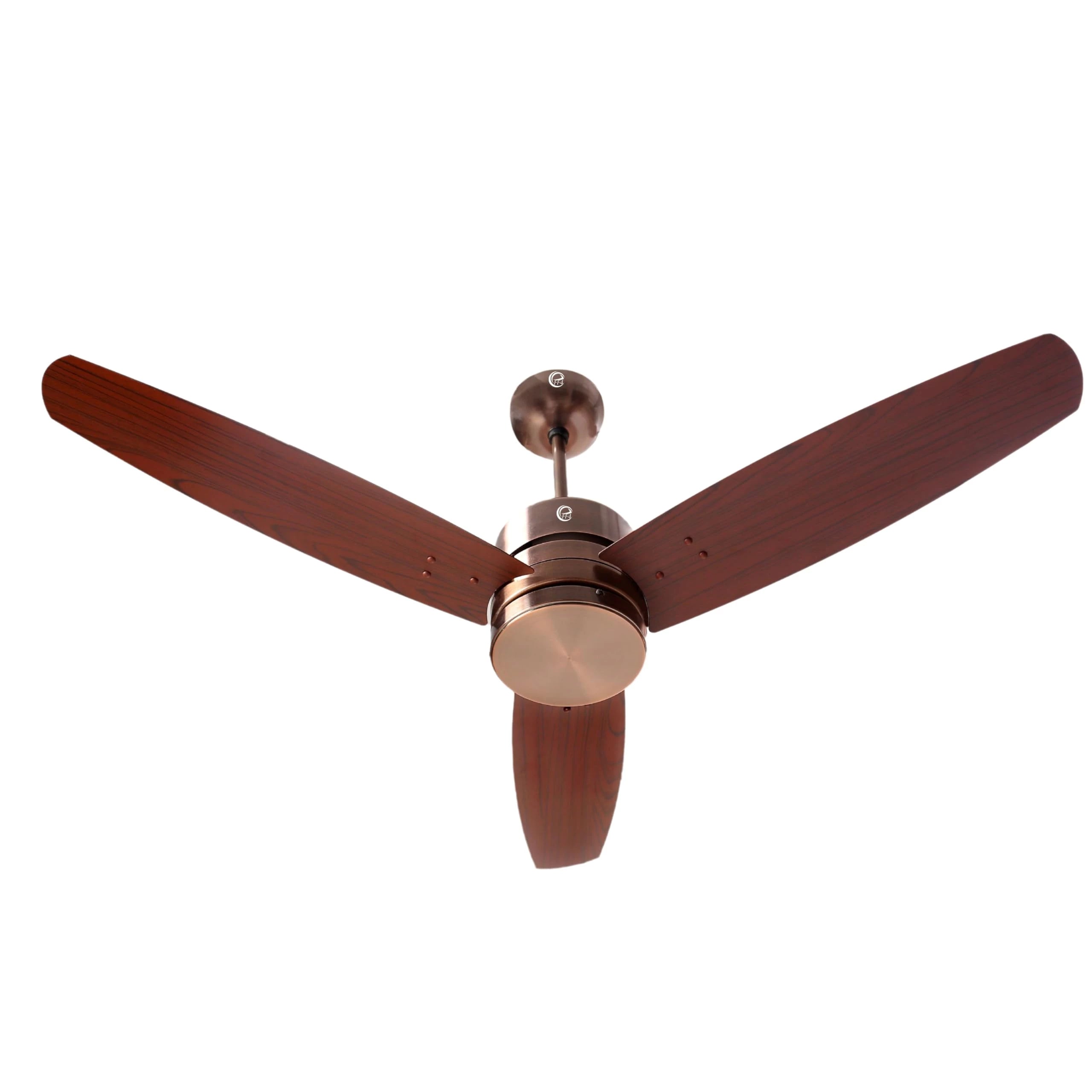 eFF4 prosper 5 Star 1200 mm 3 Blade BLDC Ceiling Fan with remote (brown, Pack of 1)