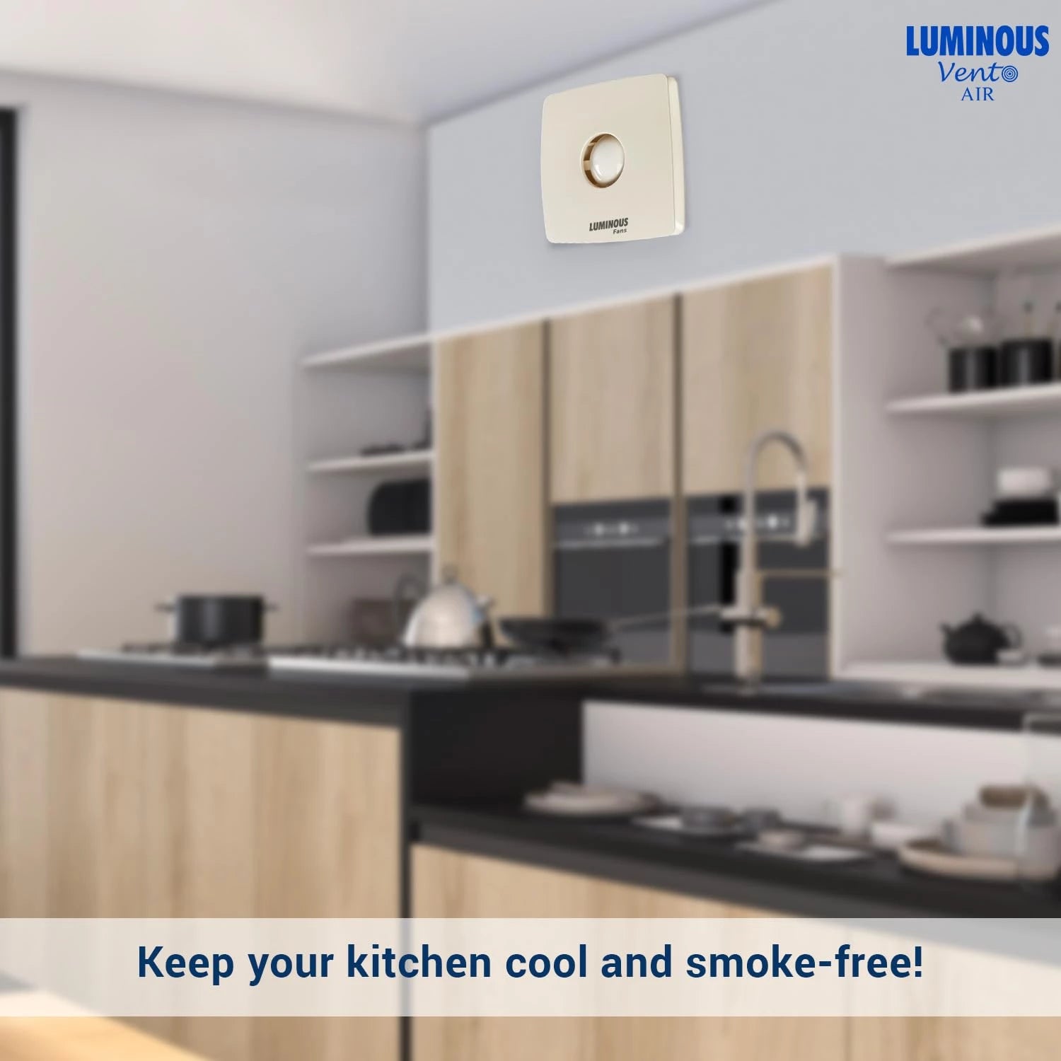 Luminous Vento Air 150MM High Speed Exhaust Fan, Bird Guard, Noiseless, Anti-Rust, 2yr Warranty.