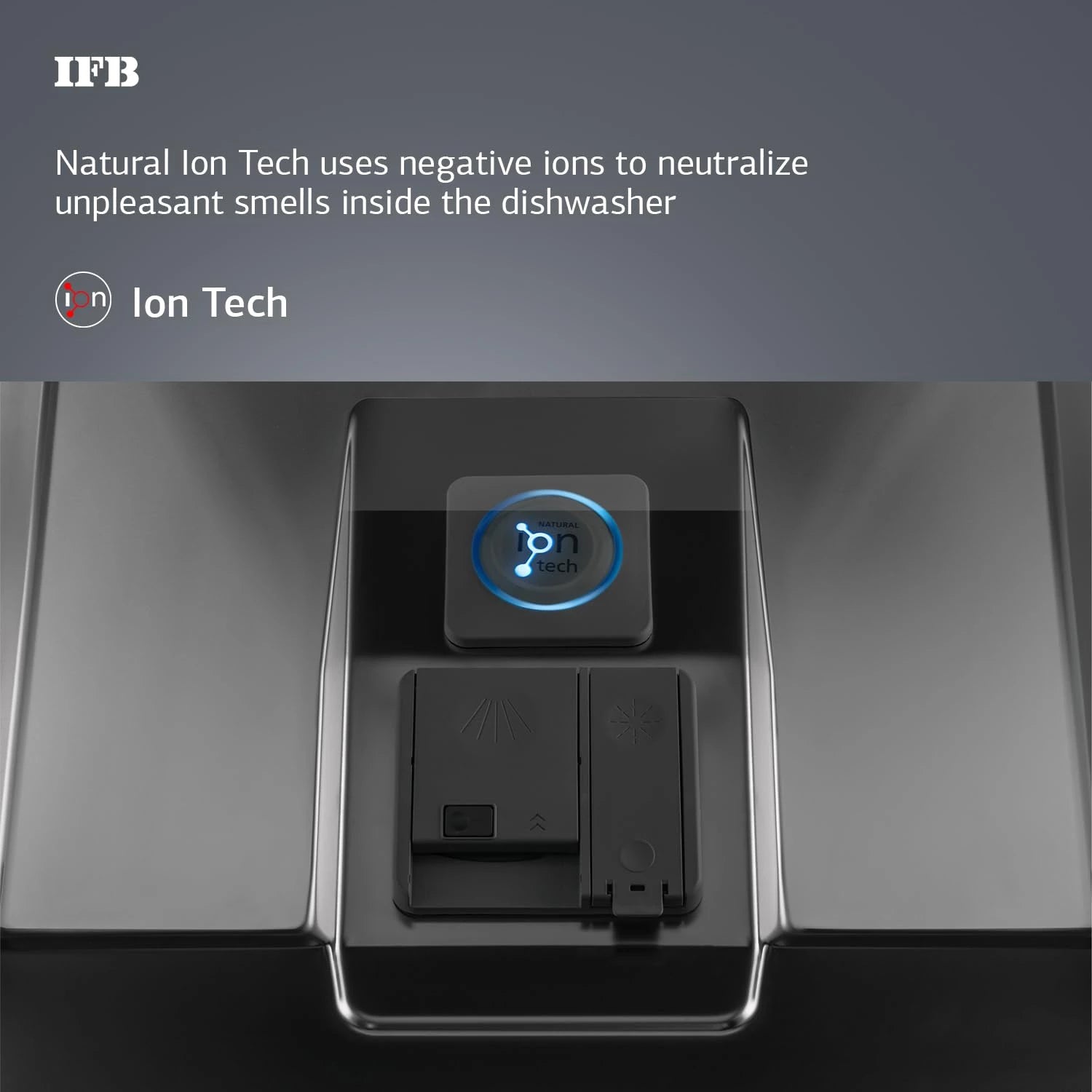 IFB 16 Place Settings with DeepClean® Technology Powered by AI Freestanding Dishwasher (Neptune VX16, Inox Grey, Largest Capacity Washes upto 92 Utensils, 70° Hot Water Wash)