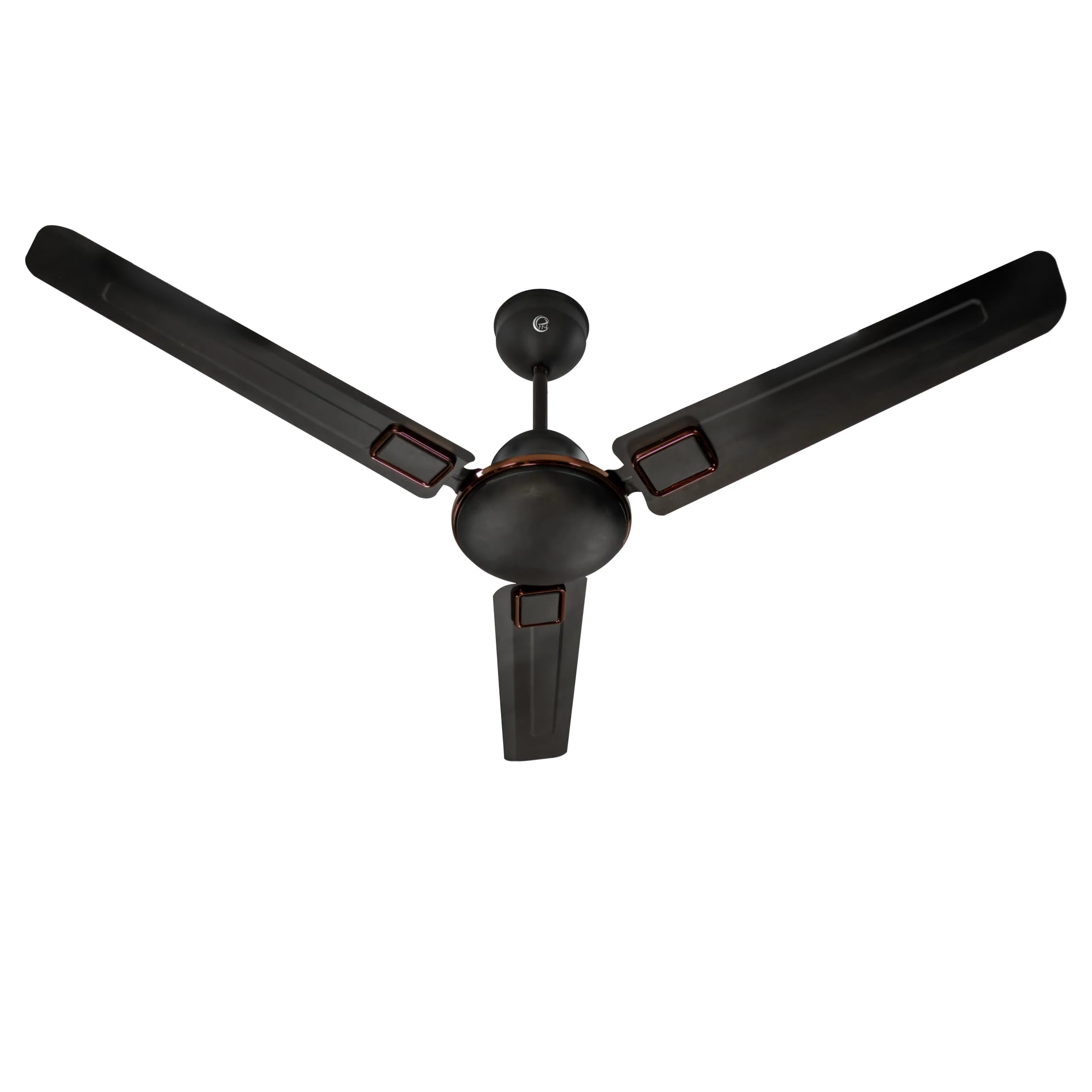 eFF4 Sino1200 mm 3 Blade 5 Star power Saving Ceiling fan with BLDC Motor | Remote control | Decorative Fan with Lights | High Air Flow (Brown - Aster, Pack of 1)