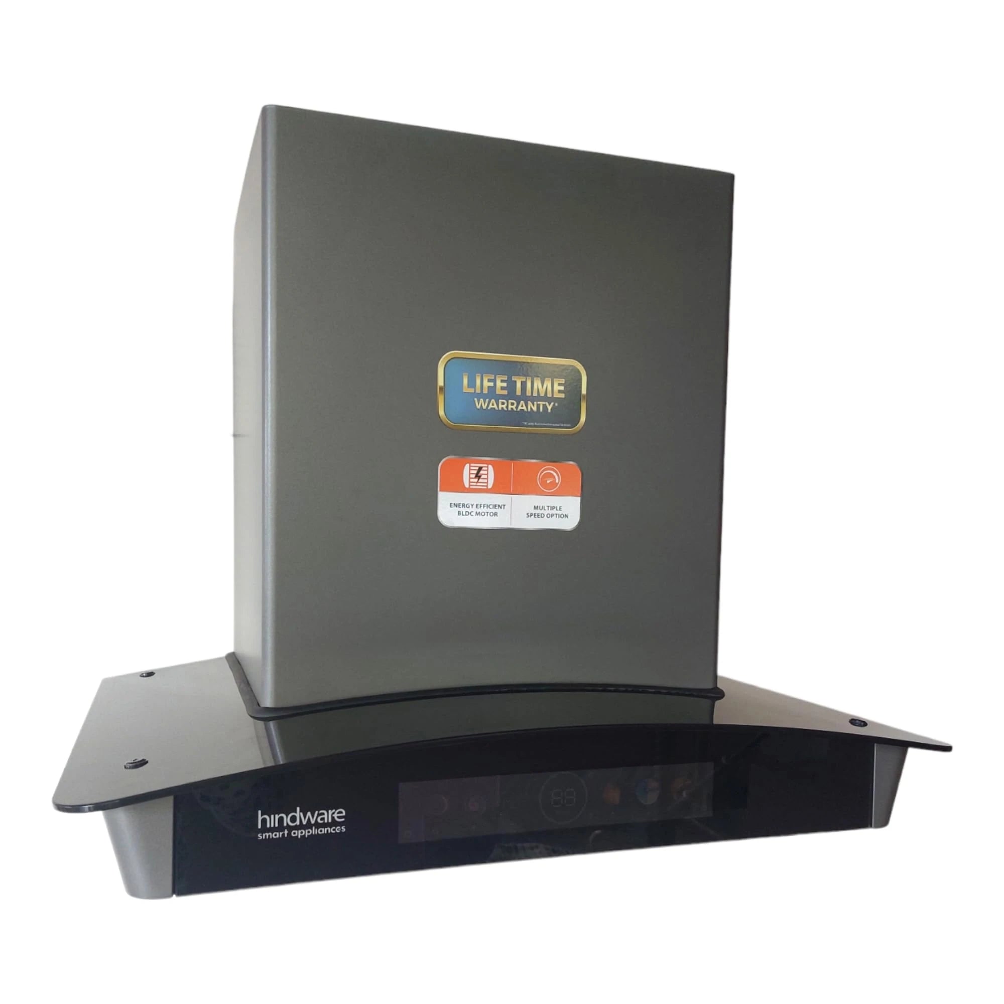 HINDWARE RAYLENE 60 | Filterless | MaxX Suction 1700 m³/hr* | BLDC Motor | Auto Clean Wall Mount 60Cm Chimney (GREY 1700 CMH)