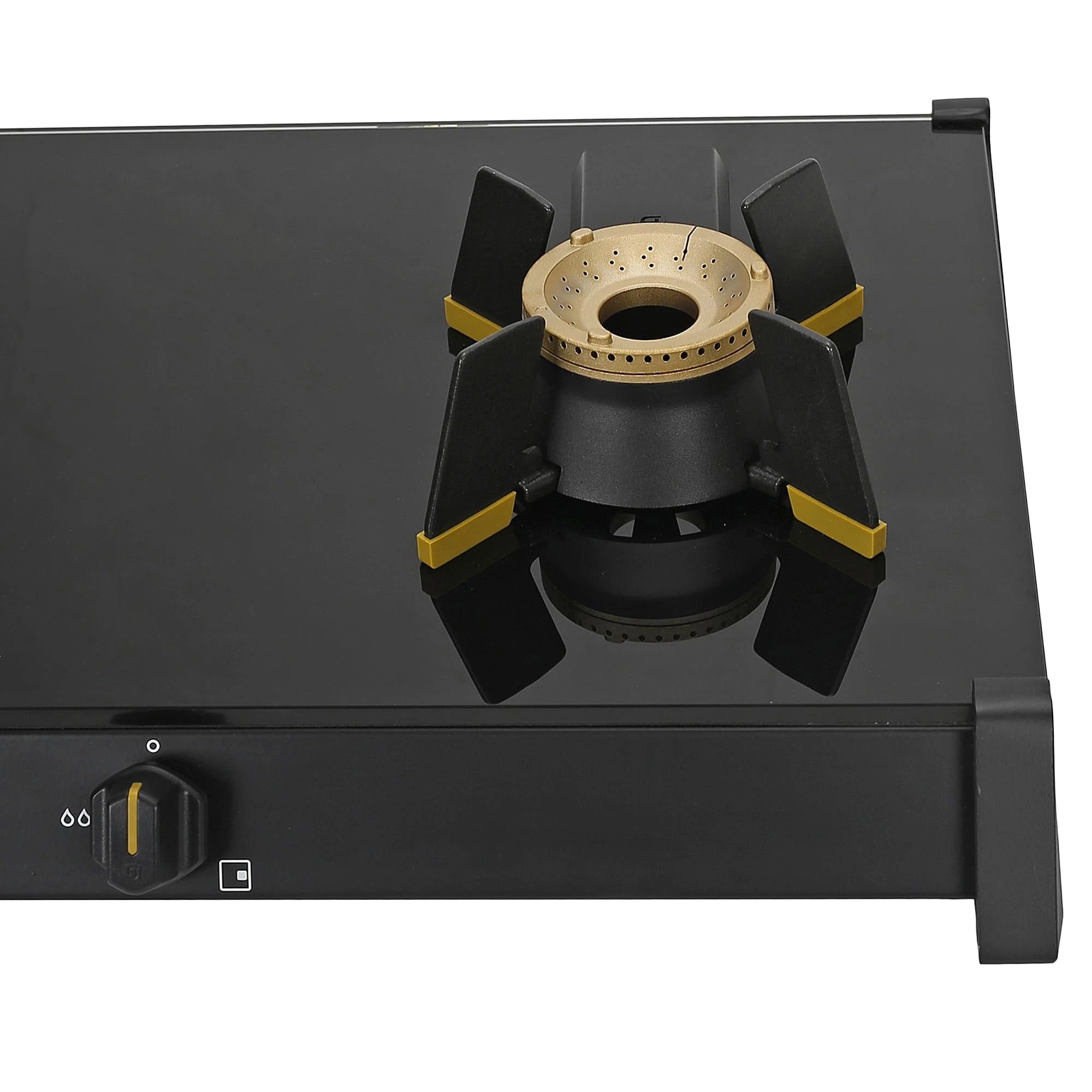 Faber Liftable Burners Freestanding Cooktop | Genius 752 BK | 75cm Width | Brass Burners | Manual Ignition | ABS Knobs | Pan Support | 2 Yrs Comprehensive,5 Yrs Valve & Burners,7 Yrs on Glass