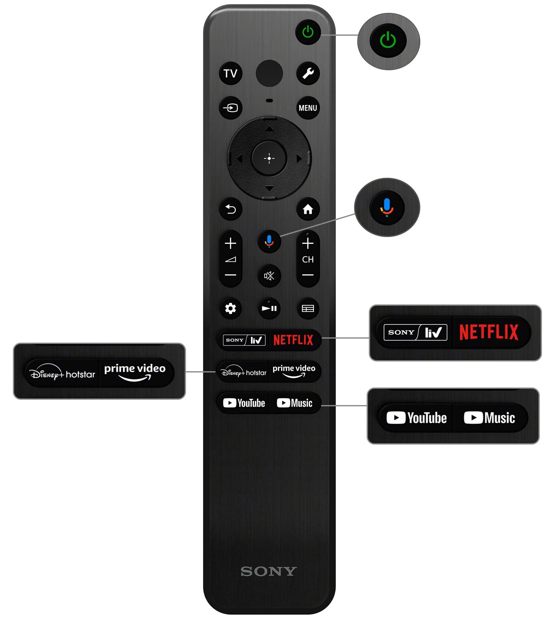 Sony Bravia 108 cm (43 inches) 4K Ultra HD Smart LED Google TV KD-43X80L (Black)