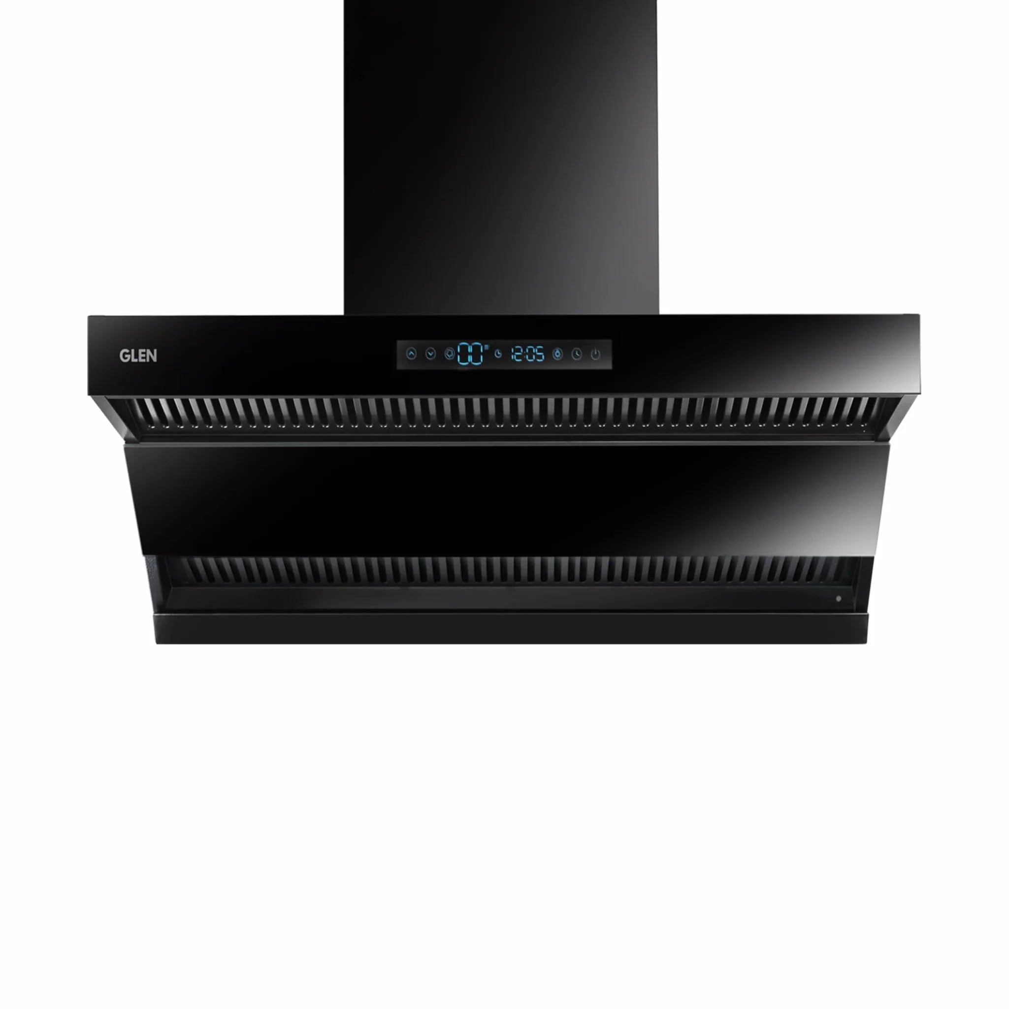 Glen Auto Clean Chimney with Double Draft Suction, Inverter Technology, BLDC Motor 90cm 1400 m3/h - Black (CH 6076 AC)