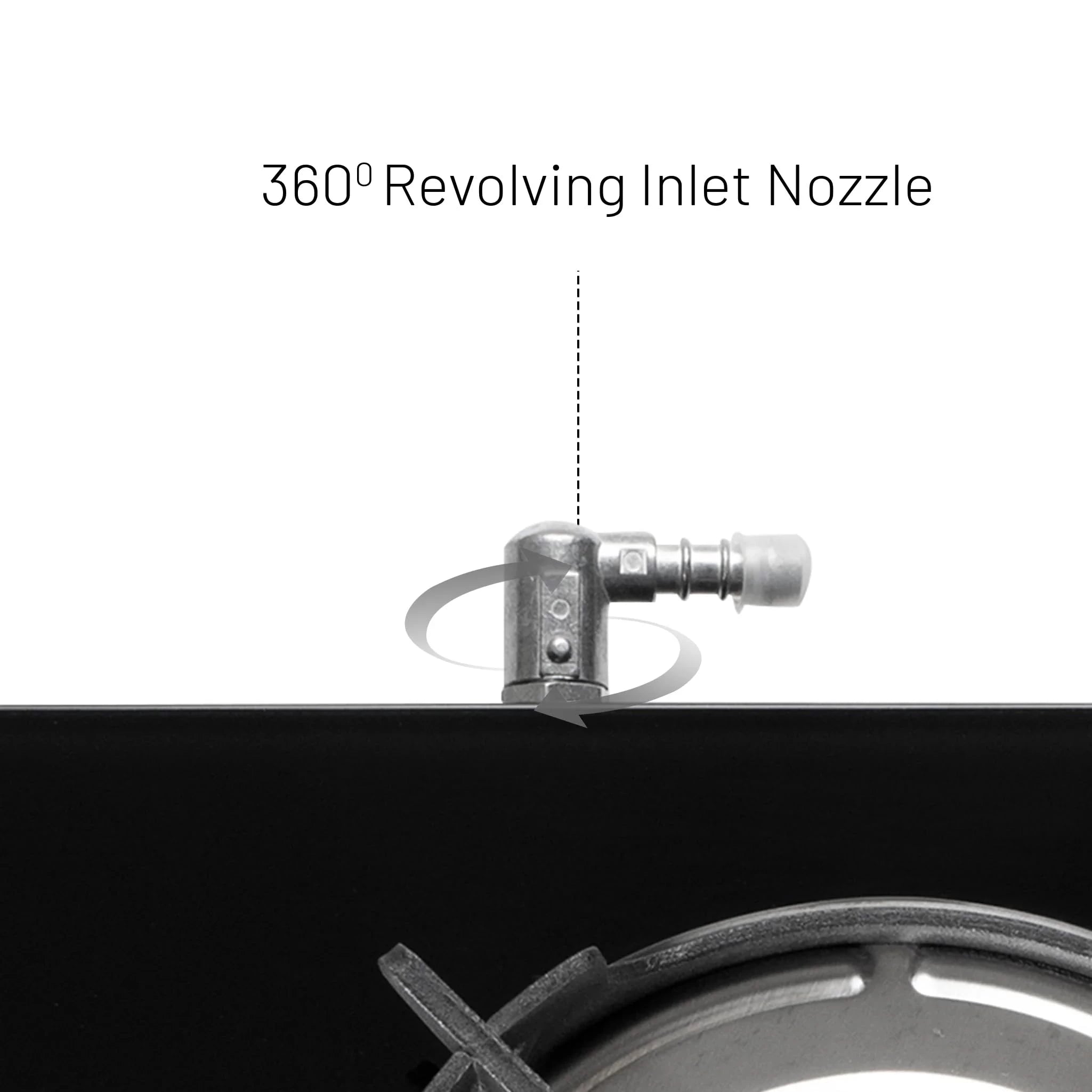 Glen Gas Stove 3 Burner | Toughened Glass Top PNG Gas Stoves | Brass Burners Black Manual Ignition | ISI Certified | Revolving Nozzle | Crown Pan Supports | (CT1038GTBBBLCPPN)