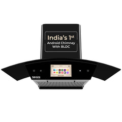 Beyond Asteria 90 cm 1800 CMH Black BLDC Auto Clean Kitchen Chimney