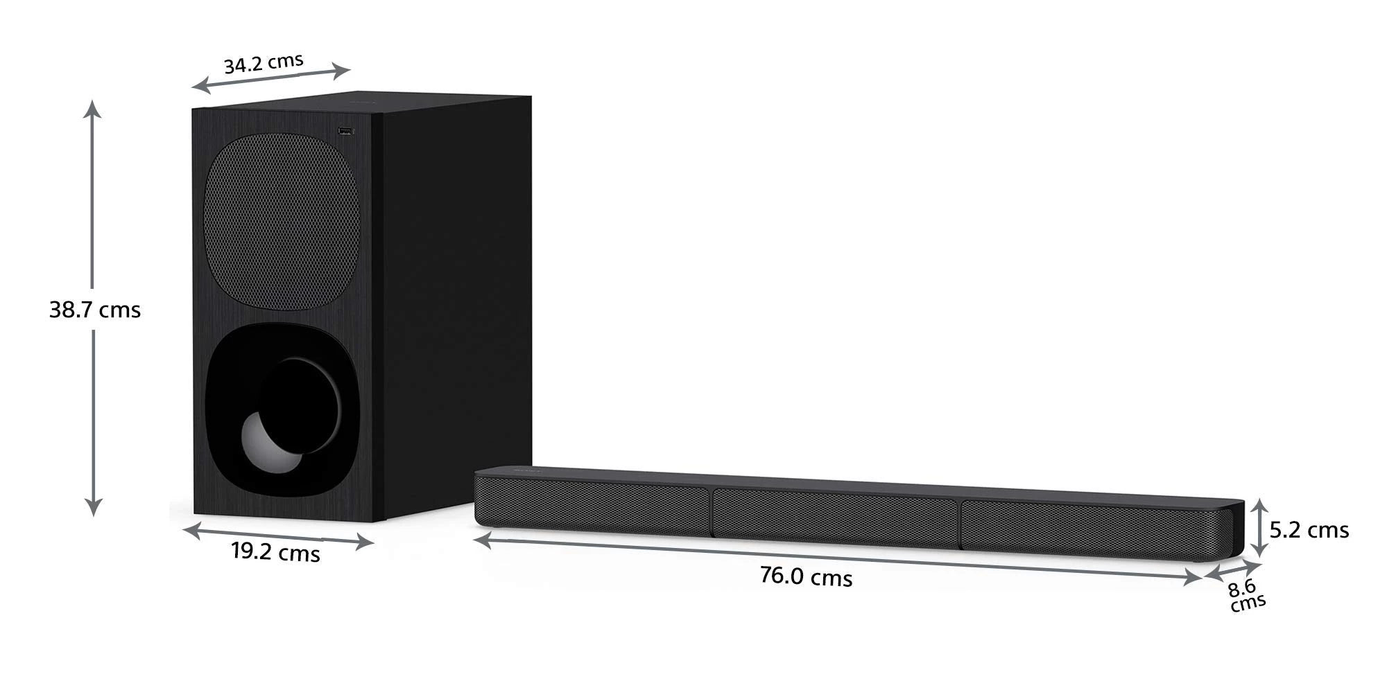 Sony HT-S20R 5.1 Home Theatre (400W,BT,USB,HDMI,Opt.)