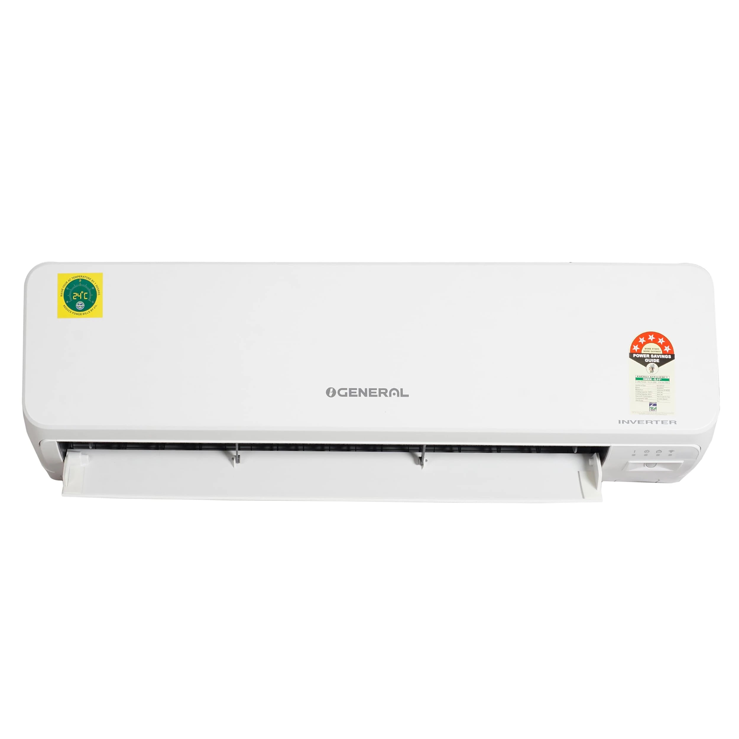 OGeneral 1.5T 5 Star Inverter Split AC - HOT & COLD (Copper Condenser, ASGG18KJTA-B, 2023, White)