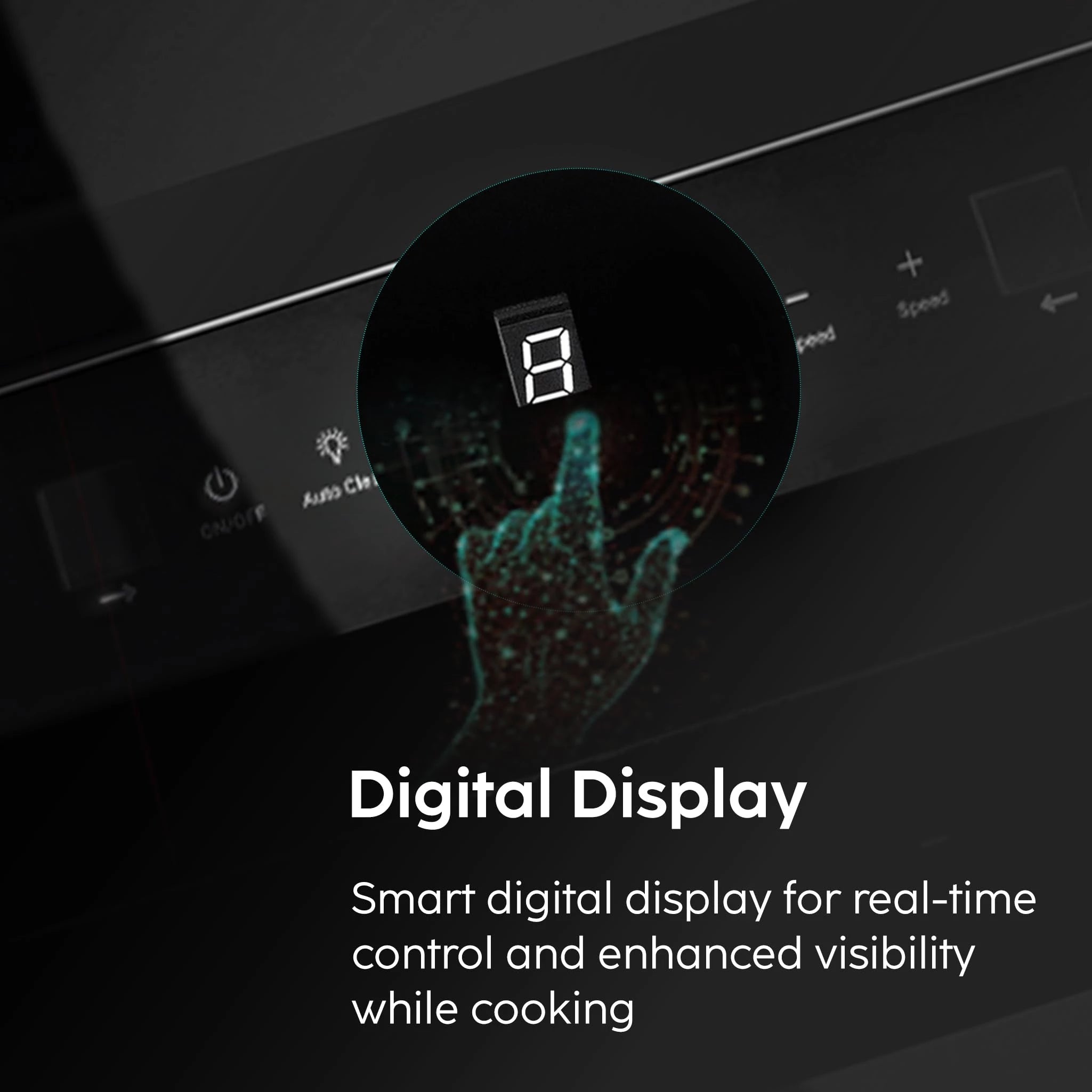Glen 90cm 1400 m³/hr BLDC T- Shape Kitchen Chimney| Intelligent Auto Clean|Aeration | Filterless|(Hood Selena BLDC 90,Touch & Gesture Control,Black)