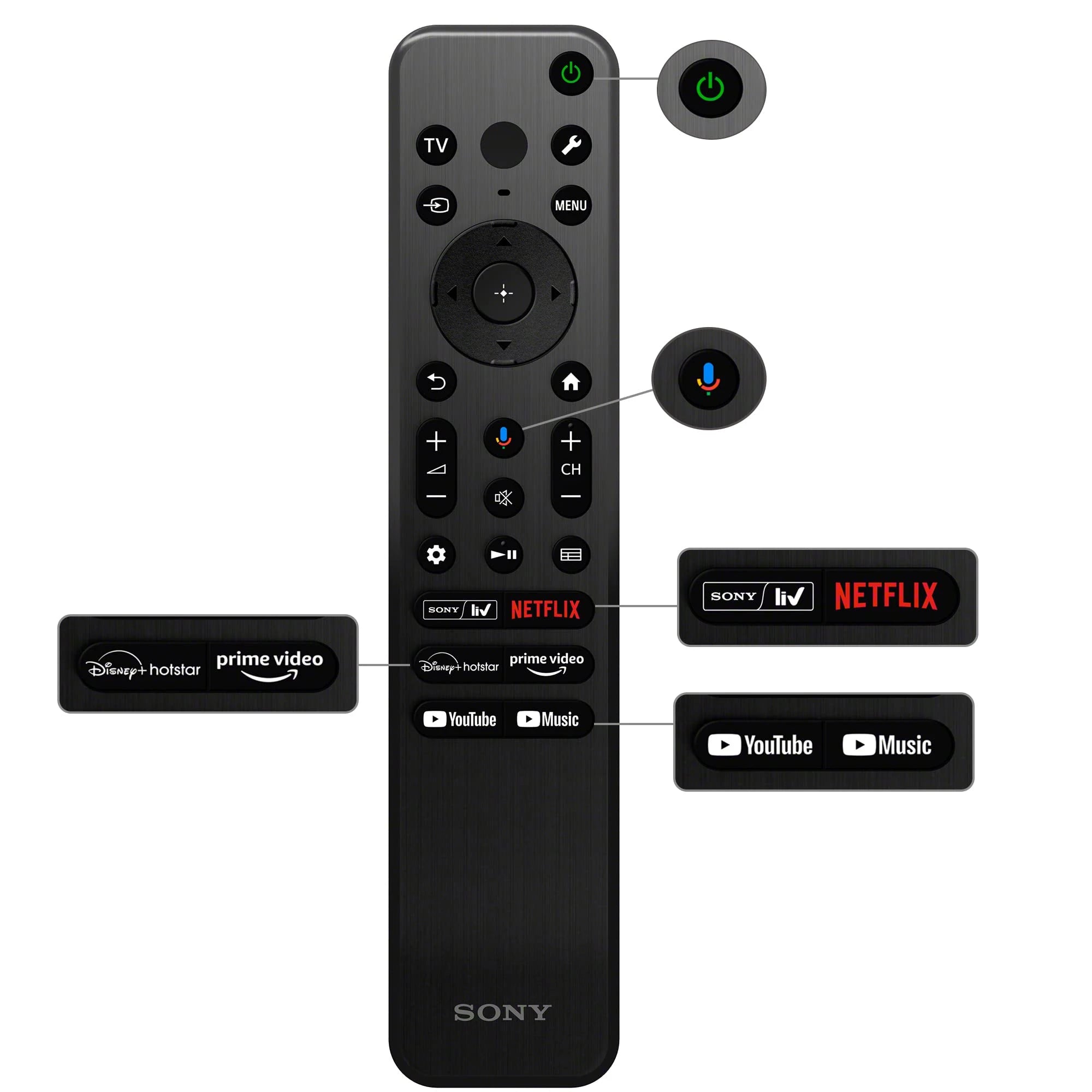Sony Bravia 139 cm (55 inches) XR Series 4K Ultra HD Smart Full Array LED Google TV XR-55X90L (Black)