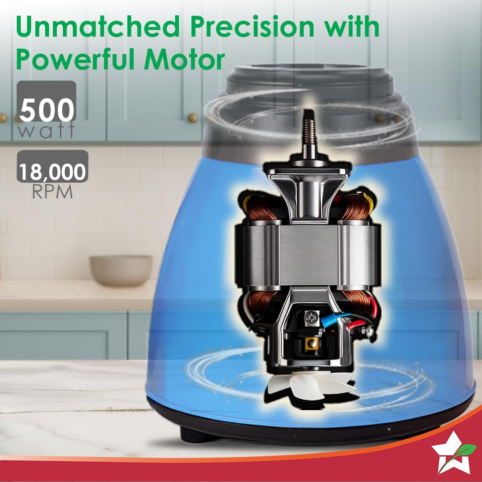 Wonderchef Acura Blender Pro 63154762 500W 4 Jar Mixer Grinder