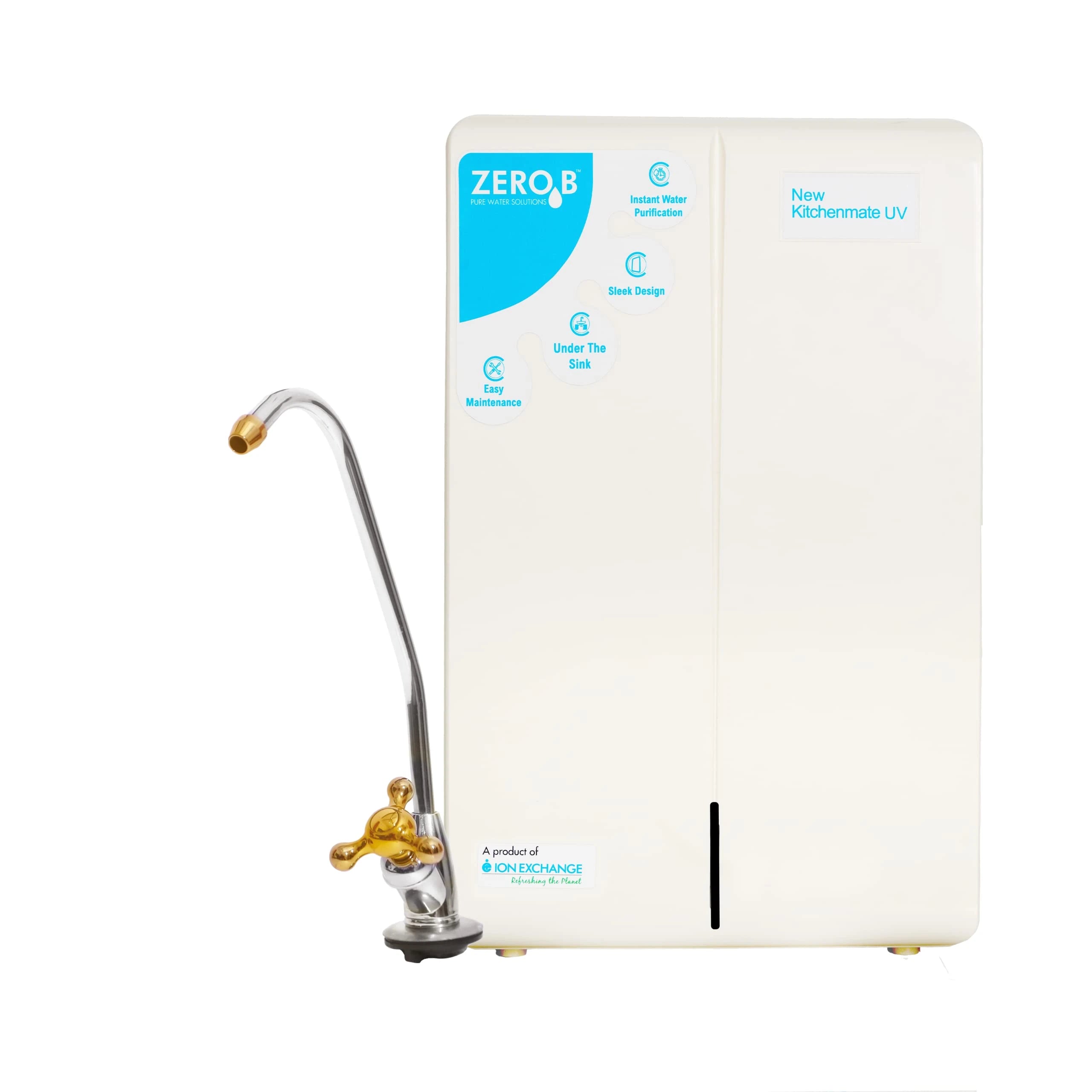 Zero B Kitchenmate UV UnderSink Water Purifier, Instant Purification