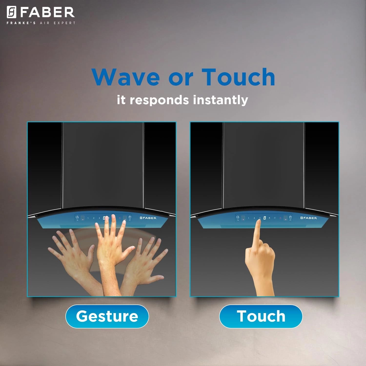 Faber 60 cm 1200 m³/hr Autoclean Curved Chimney| Black Filterless with Oil Collector |8 Yrs Motor & 2Yrs Comprehensive Warranty by Faber | Touch & Gesture Control | Hood Venice IN HC SC FL BK 60