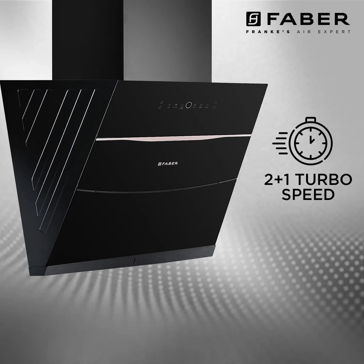 Faber Bolt 60cm 1500 m³/hr | Steam Clean Kitchen Chimney| Powerful Turbo Suction| Low Noise | Filterless| Touch & Gesture Control |5Yrs Product, 12Yrs Motor Warranty by Faber| HOOD BOLT FL SW SC BK 60