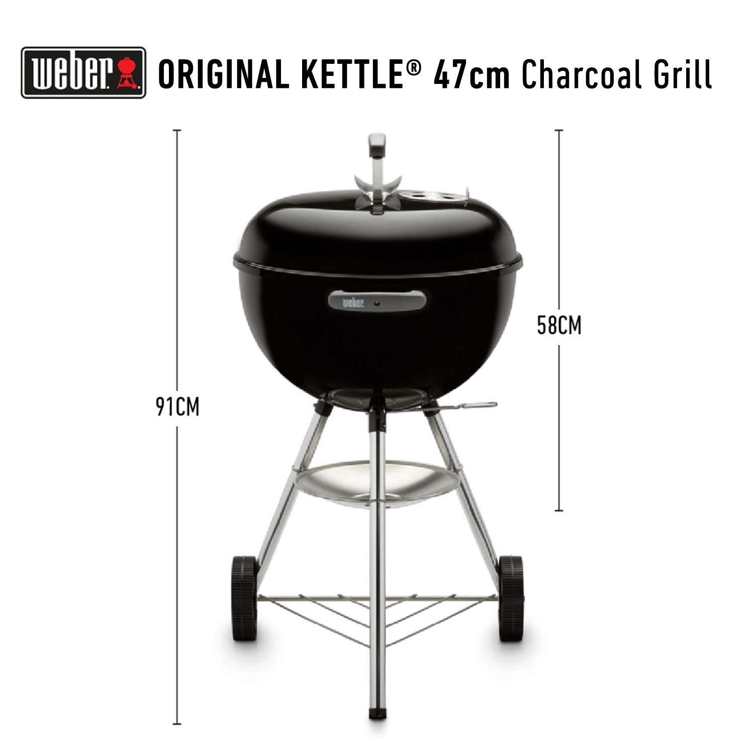 Weber Original Kettle Charcoal Grill 47cm