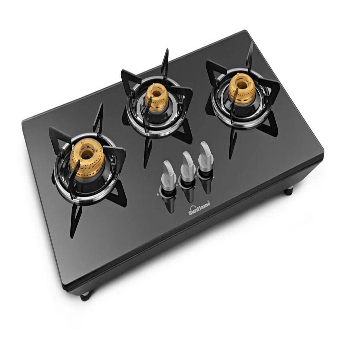 Sunflame Hobtop Counter Top Hob Gas Stove 3 Burner Auto Ignition