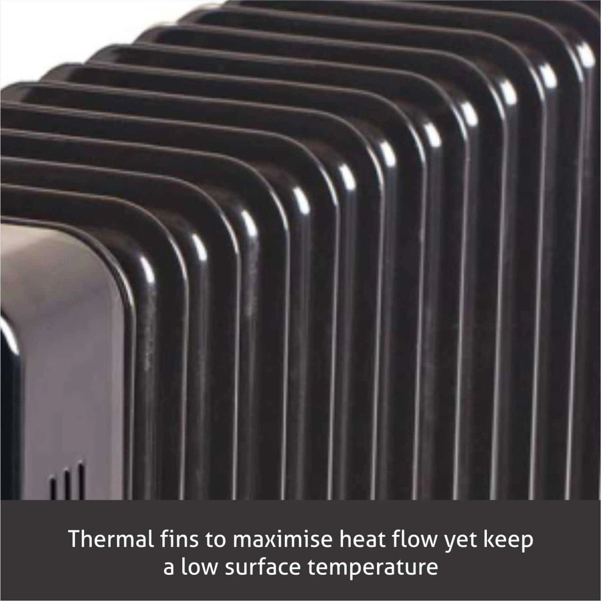 Glen Electric Oil Filled Radiator Room Heater 7015