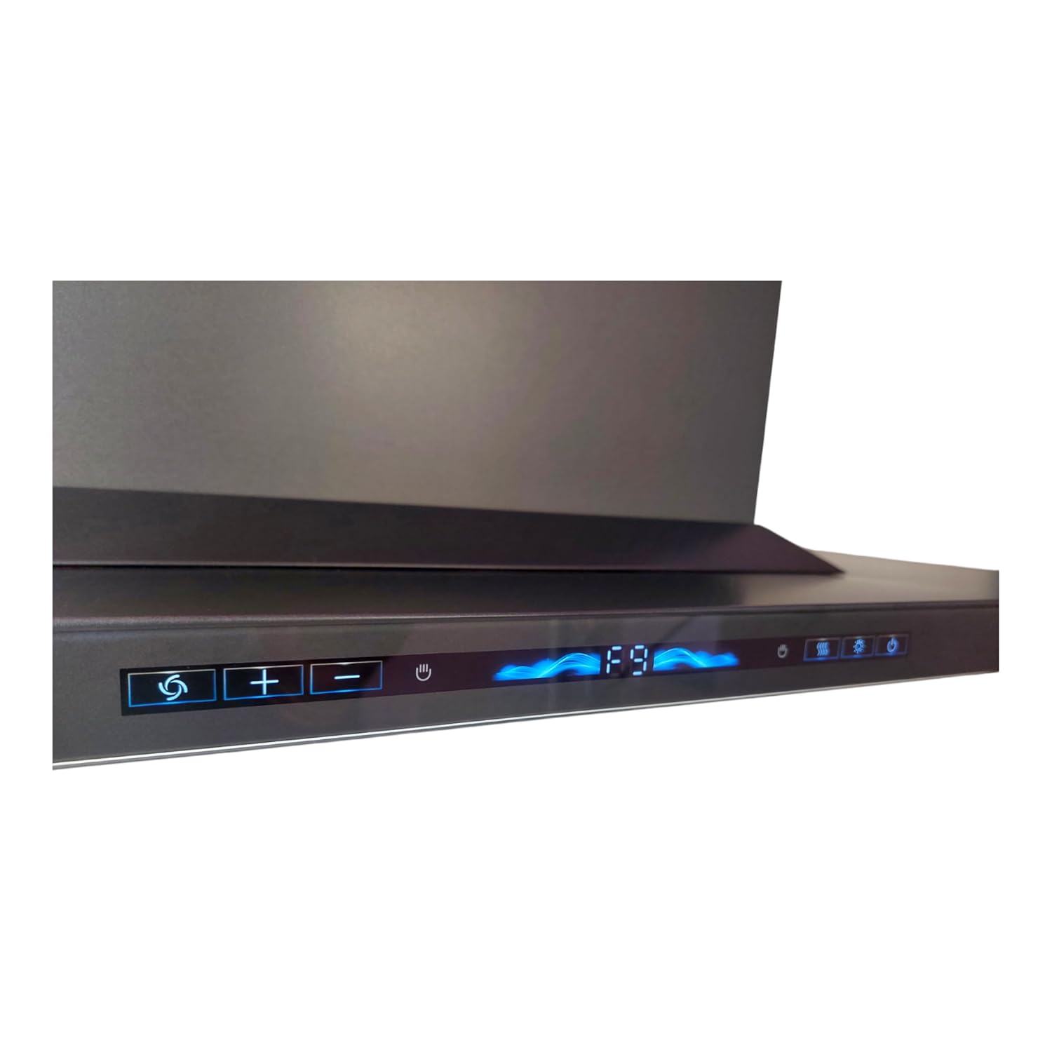 Hindware Imelda Autoclean 90 | Powerful Suction: 2000 m3/h* | Filterless | BLDC Motor | Turbo Mode+9 Speed | Thermal Auto Clean Wall Mounted 90cm Chimney (Grey)