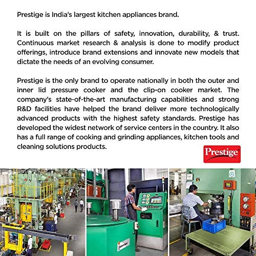 Prestige Svachh Nakshatra Plus Hard Anodised 5 Litre Pressure Handi