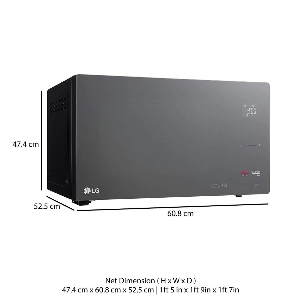 LG 42 L Solo Microwave Oven (MS4295DIS, Black)