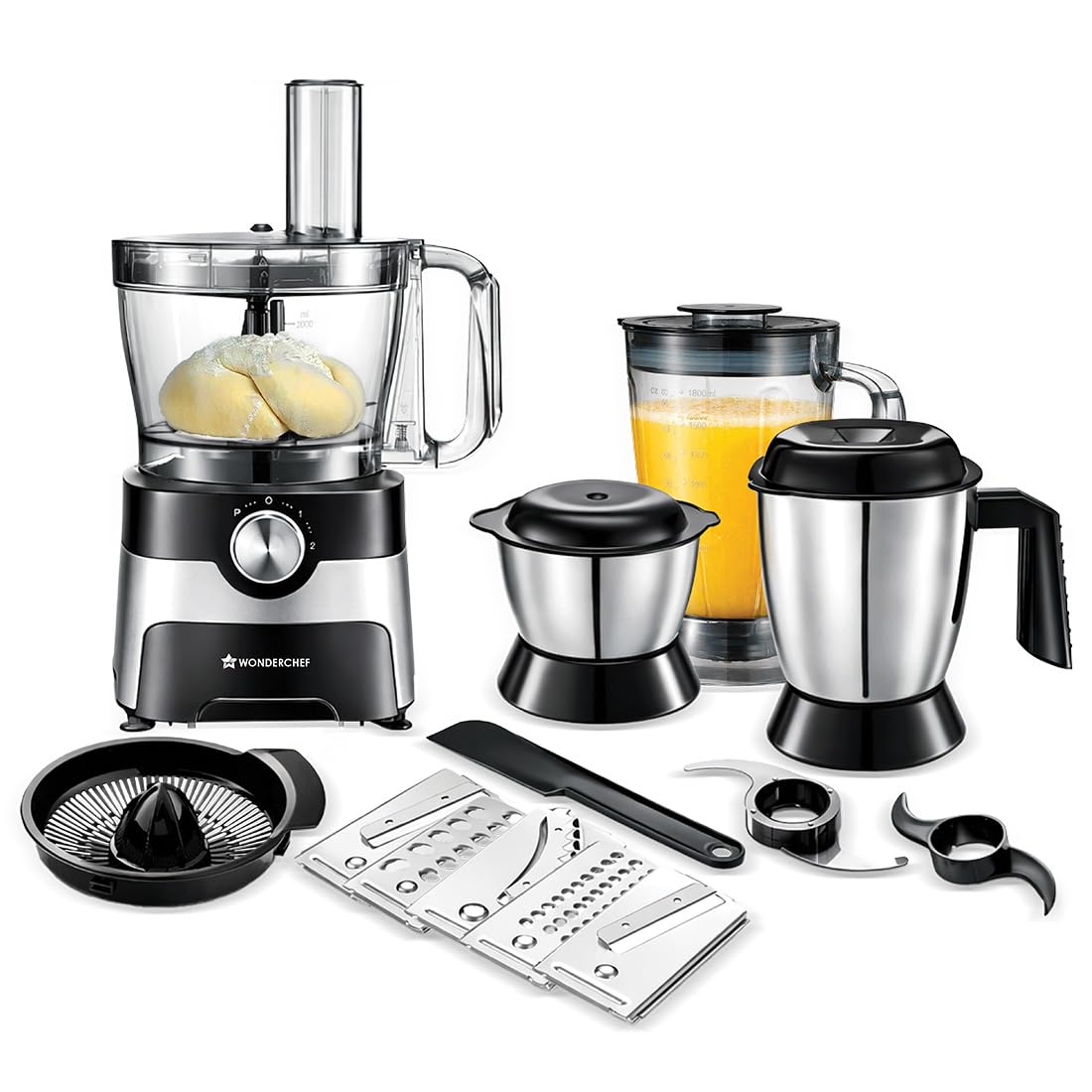 Wonderchef Regal 63155222 1000 W 4-jar Food Processor
