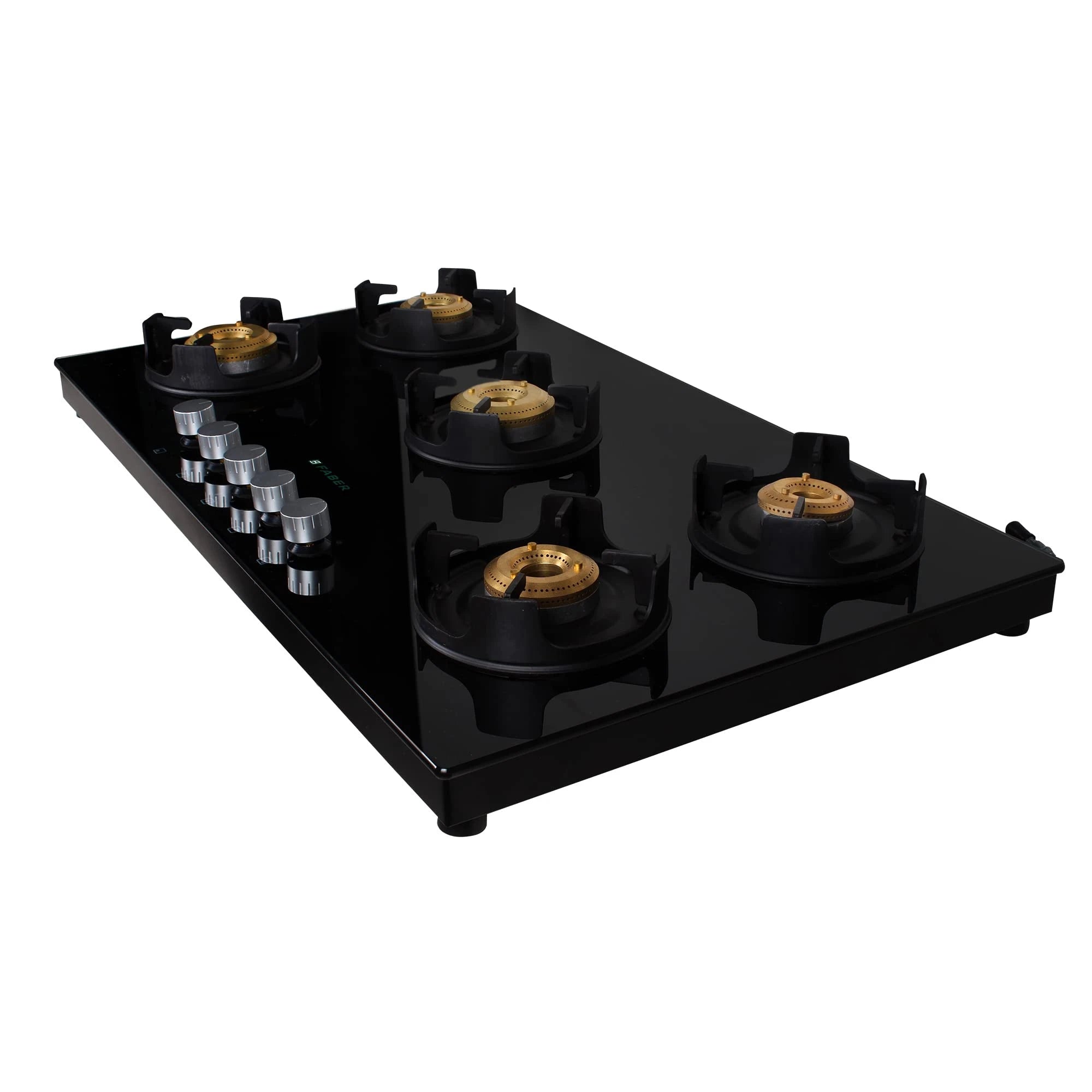 Faber 90 cm,5 Burner Gas stove (NiOS DLX 905 BB BK) Maual Ignition, Black