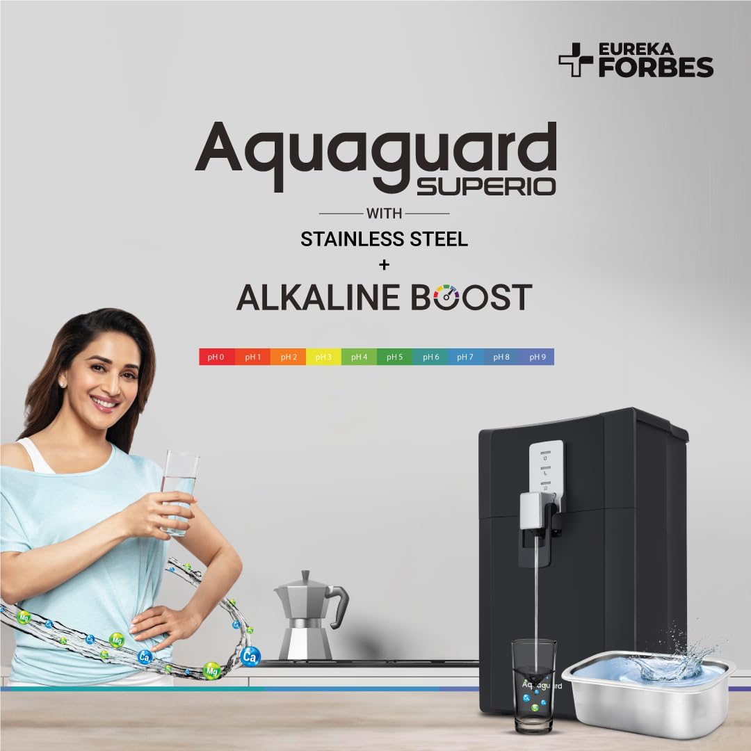 Aquaguard Superio RO+UV+MTDS+SS Water Purifier 5 litre