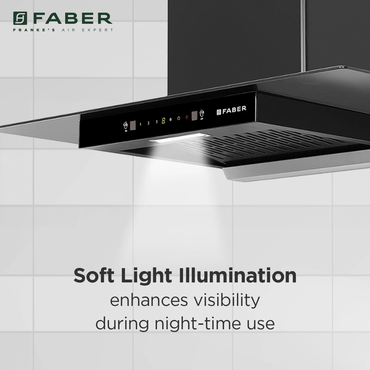Faber Ignis 90cm 1500m³/hr Autoclean T-Shape Kitchen Chimney | Touch&Gesture Control | Filterless | BuiltIn Oil Collector | 12Yr Motor,2Yr Comprehensive Warranty by Faber|Hood IGNIS IN XL HCSC FL BK90