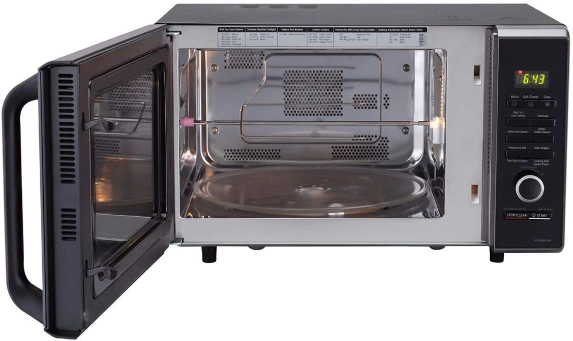 LG 28 L Convection Microwave Oven (MJ2886BFUM, Black)