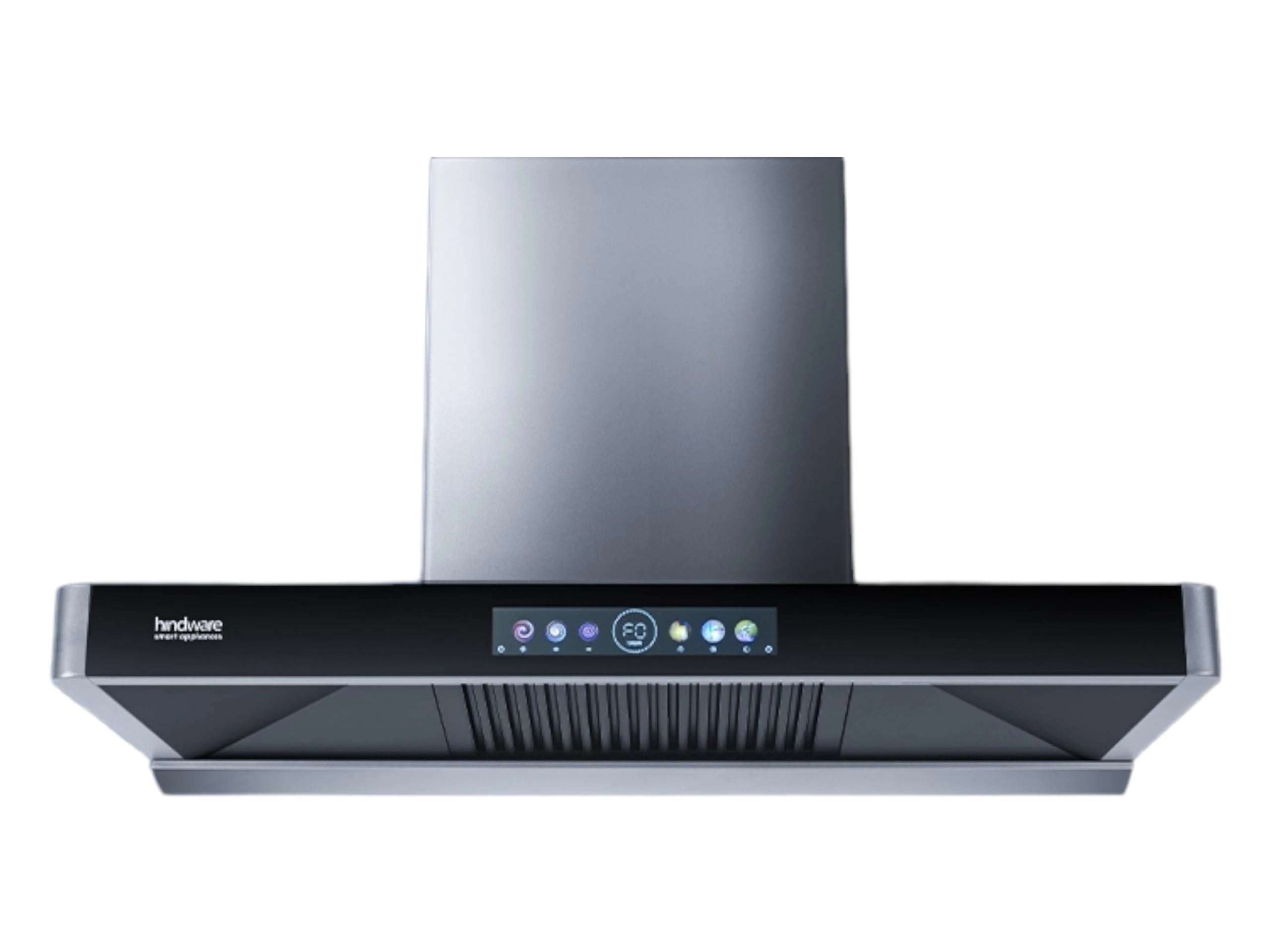 Hindware MARCELLA 90 | Filterless, MaxX Suction 1700 m³/hr*, BLDC Motor, Auto Clean Wall Mounted Chimney (Grey 1700 CMH)