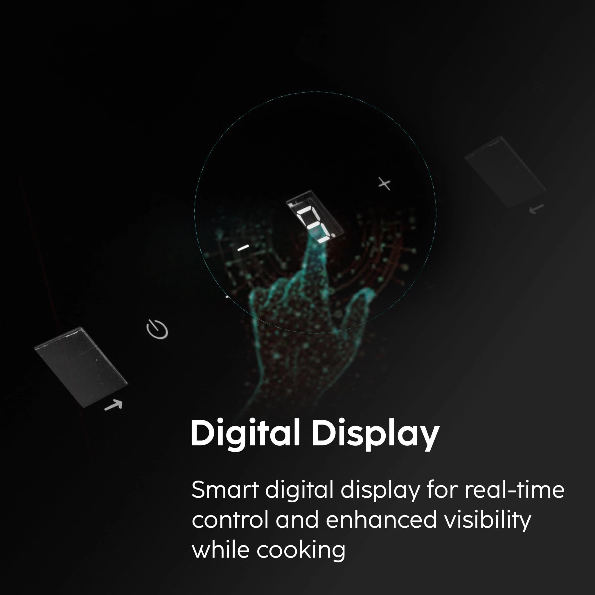 Glen 90cm 1400 m³/hr Filterless Slant Kitchen Chimney |Intelligent Auto Clean |Wider Suction Area|(Hood Mesh 90,Touch & Gesture Control,Black)
