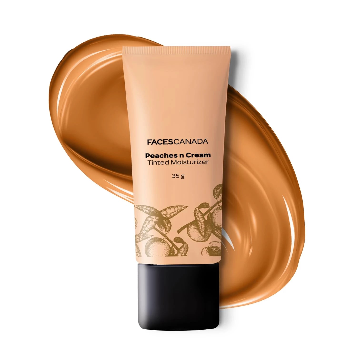 FACES CANADA Tinted Moisturizer - Peaches N Cream - Honey Beige 03, 35g | Hydrating, Lightweight, Non-Oily with Natural Glowy Finish | Sheer Buildable Coverage for Daily Use | BB Cream For All Skin Ty
