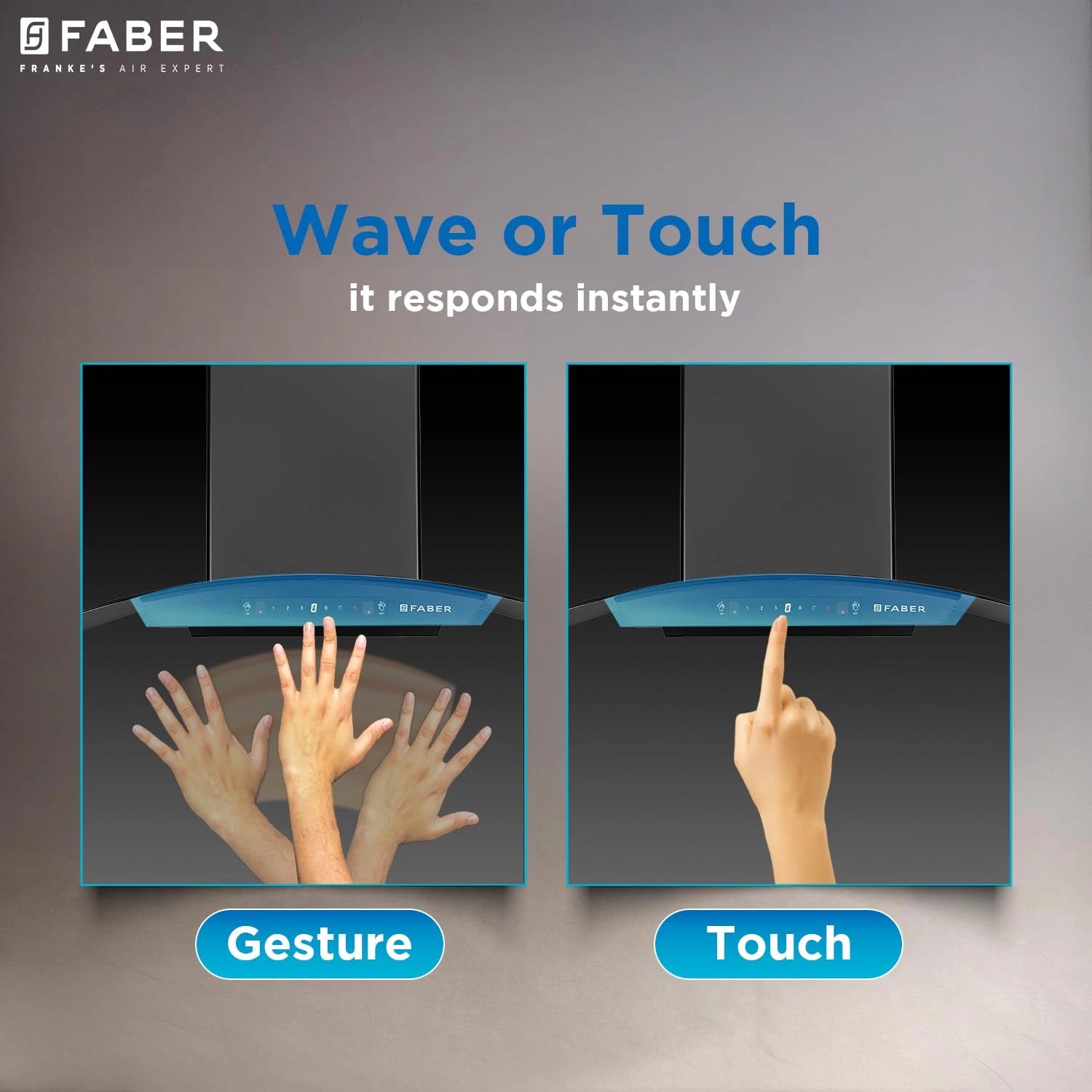 Faber 90 cm 1200 m³/hr Autoclean Curved Chimney| Black Filterless with Oil Collector |8 Yrs Motor & 2Yrs Comprehensive Warranty by Faber | Touch & Gesture Control | Hood Venice IN HC SC FL BK 90