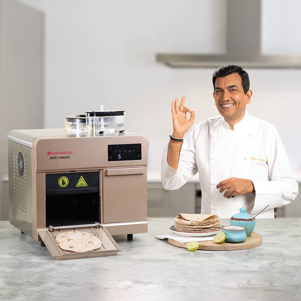 Wonderchef 63154563 Roti-Magic 1900 W Fully Automatic Roti Maker