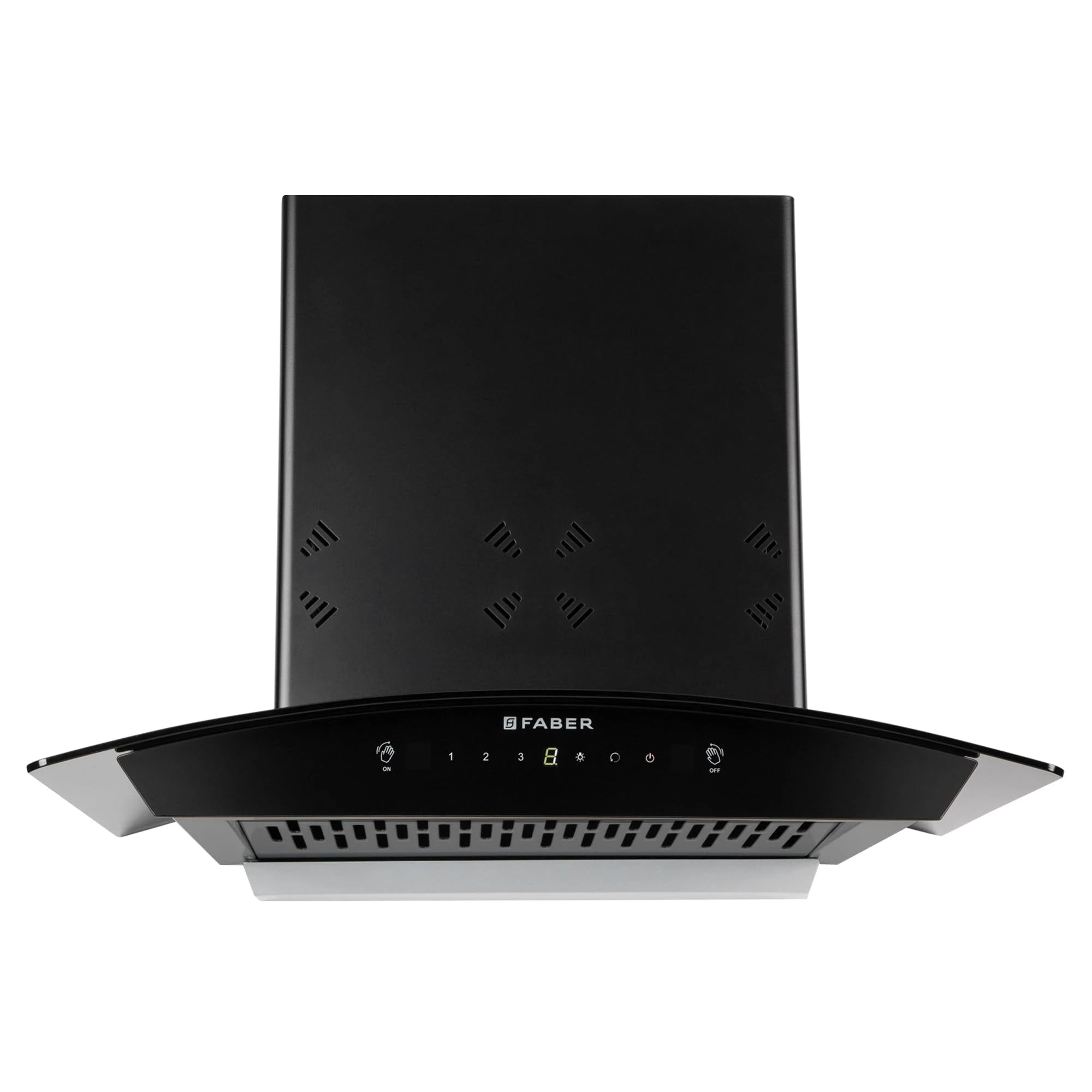Faber 60cm Auto Clean Smart Chimney with Odour Sensor Remote Control 1350 m3/hr Filterless Hood Stella 3D IN HC SC FL BK 60