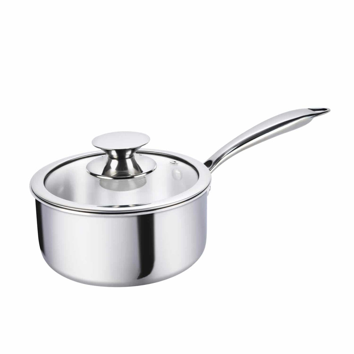 Alda Sauce Pan Vitale Triply Stainless Steel - 20CM, Silver