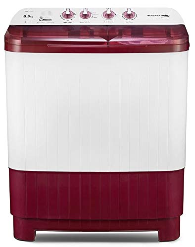 Voltas Beko 8.5 kg Semi-Automatic Top Loading Washing Machine (WTT85DBRT, Burgundy) 2020