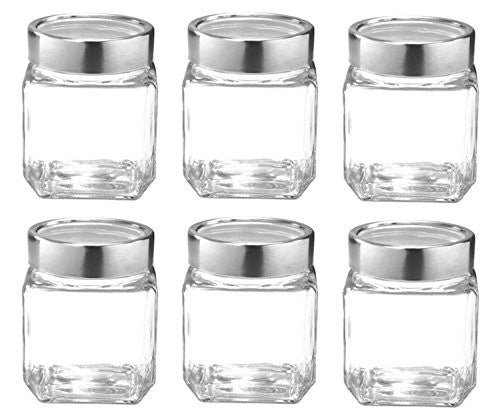 Treo Cube Jar 310Ml Set Of 6 Glassware