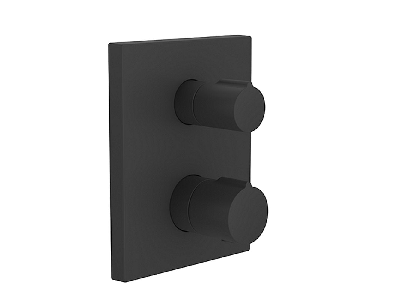 kohler K-24431IN-9FP-BL Thermostatic recessed bath and shower universal trim  in matte black