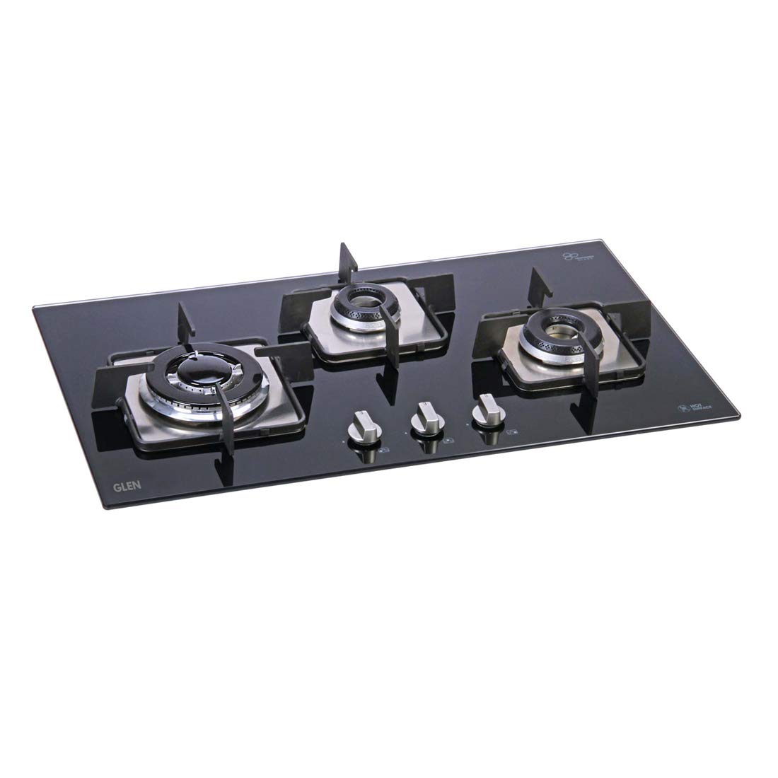 Glen 3 Burner Built-in Glass Hob 1073 SQ IN