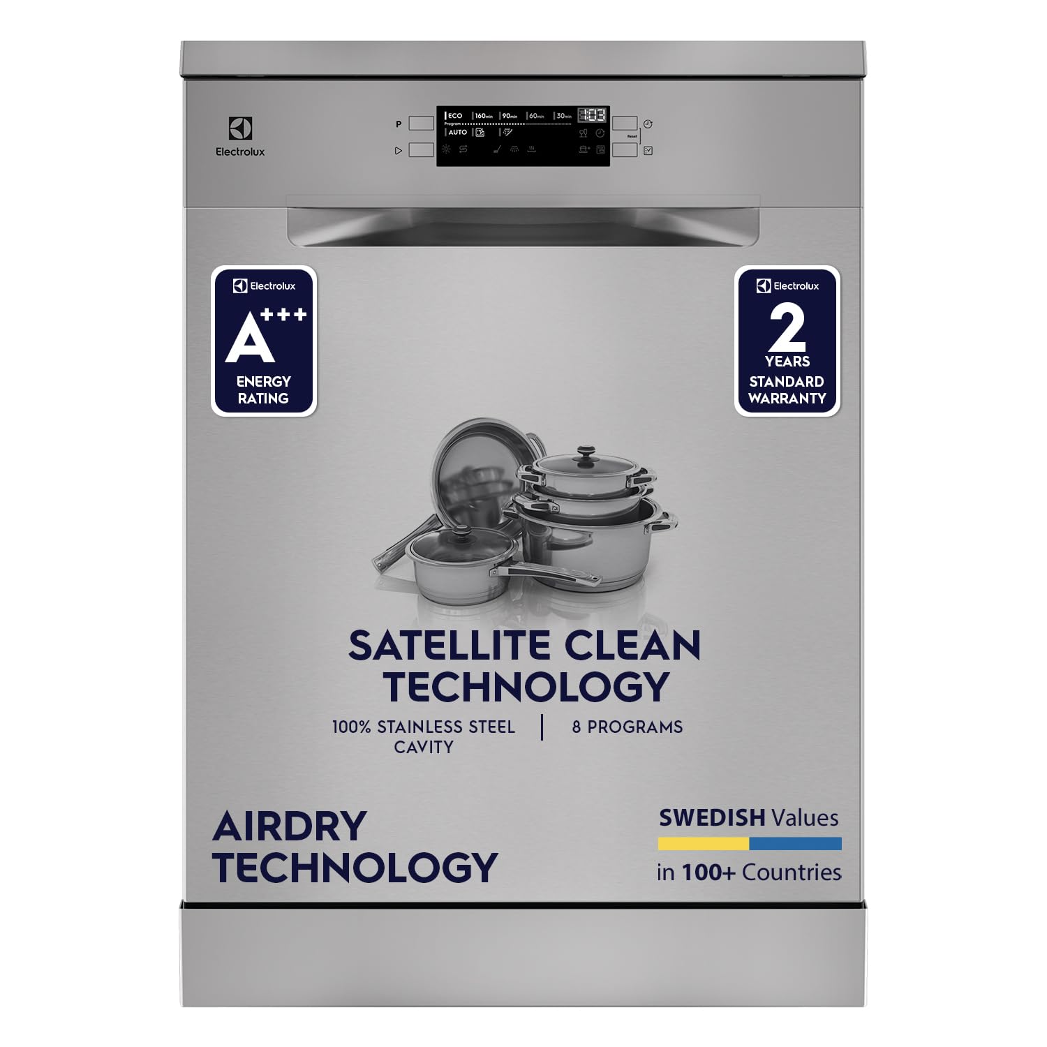 Electrolux ESZ69300SX Dishwasher: 15 Place Settings, Fully Automatic