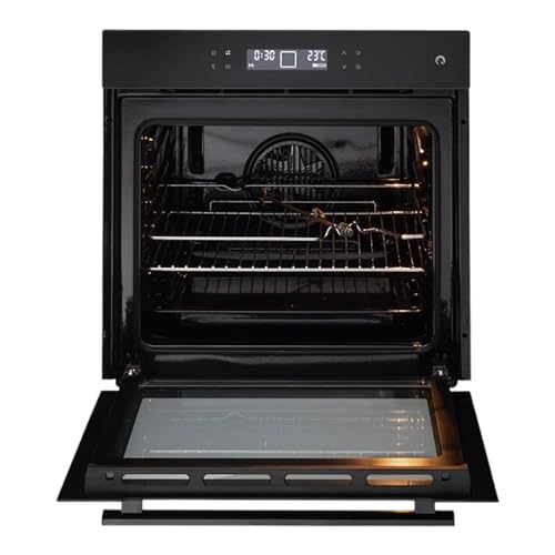KAFF OV 81 TCBLAFRN | 81 Litre Built-in Oven with Air Fryer Function | Multi-Functional Oven with Light, Rotisserie, Fan & Grill | Child Lock, Memory Function and Full Touch Controls (Black)