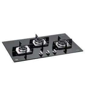 GLEN Kitchen Chimney GL 6077 SS 60cm, 1000m3/h + Built in Hob GL 1073 SQ in Indian Burners - Combo Offer