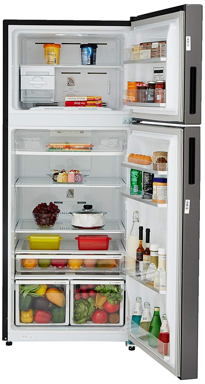 Whirlpool 440 L 3 Star Inverter Frost-Free Double Door Refrigerator with Adaptive intelligence technology(INTELLIFRESH INV CNV 455 3S, Steel Onyx,...