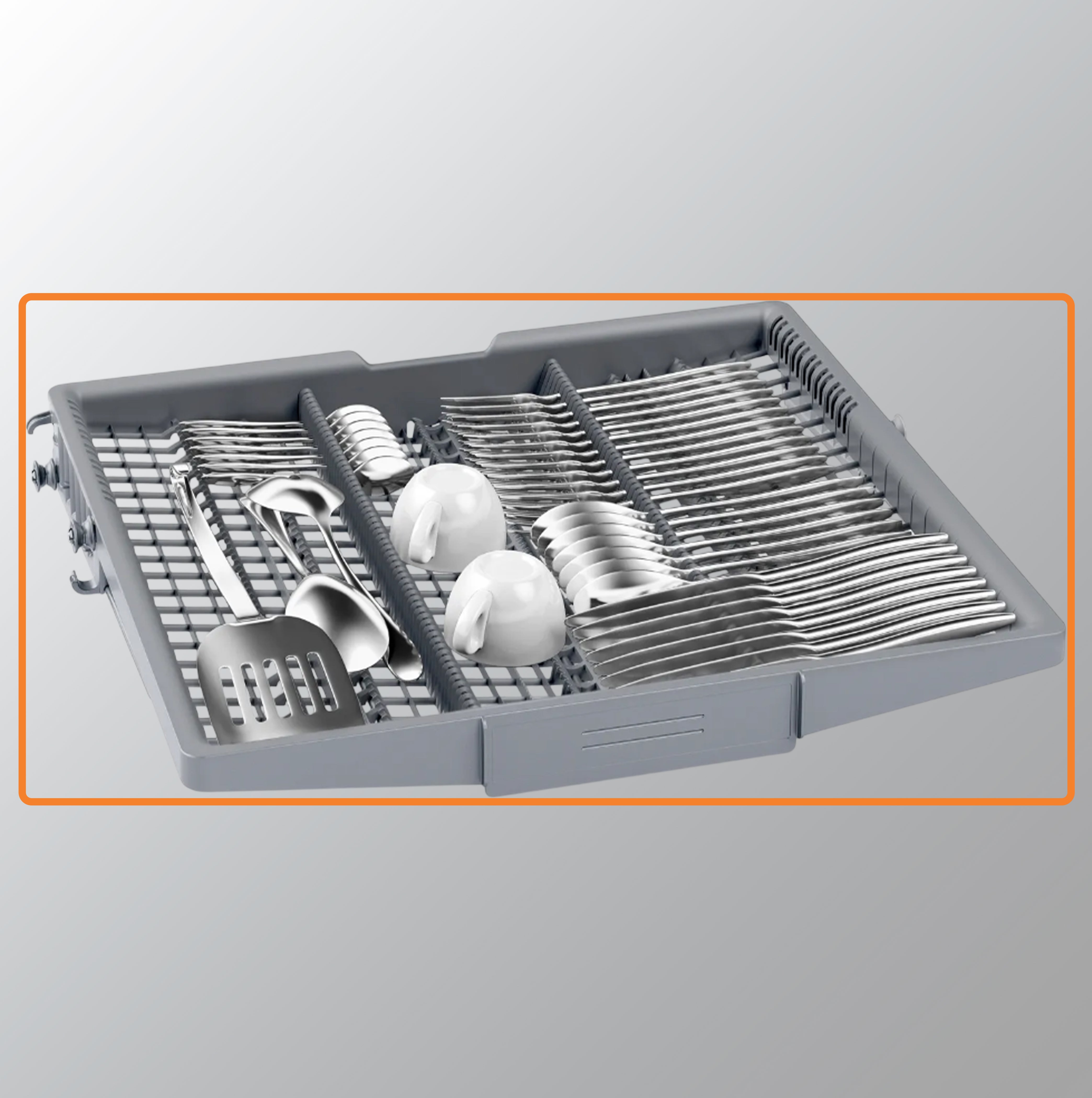 Bosch தொடர் 6 Bosch ஃப்ரீஸ்டாண்டிங் டிஷ்வாஷர் 60 செ.மீ பிரஷ் செய்யப்பட்ட எஃகு கைரேகை எதிர்ப்பு SMS6HMI00I/ SMS6HVI00I/ SMS6HVI01I